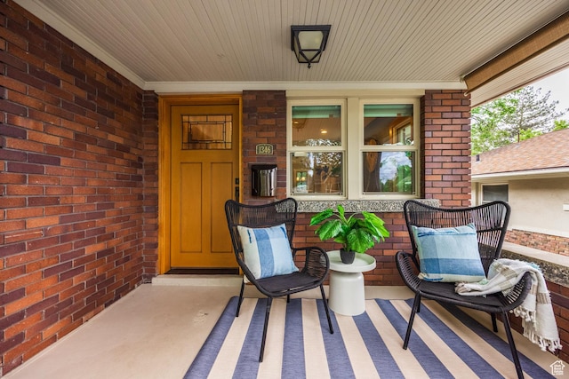 view of patio / terrace featuring a porch