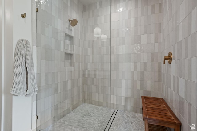3232 E 5225 N, Eden, UT 84310 - bathroom featuring a tile shower