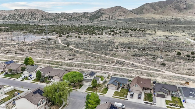 mountain view featuring nearby suburban area