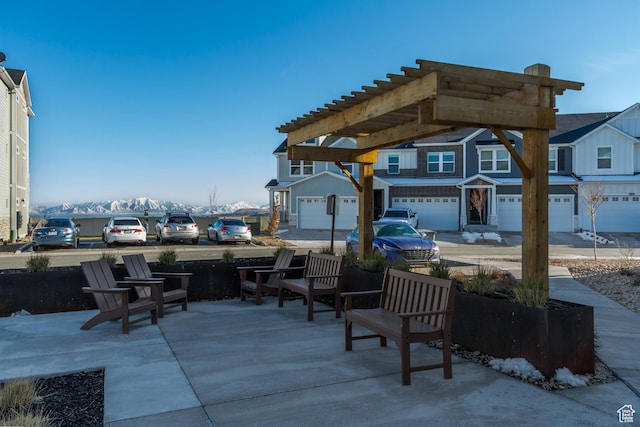 927 W Coral Charm Way Unit M202, Saratoga Springs, UT 84045 - view of patio / terrace featuring a mountain view