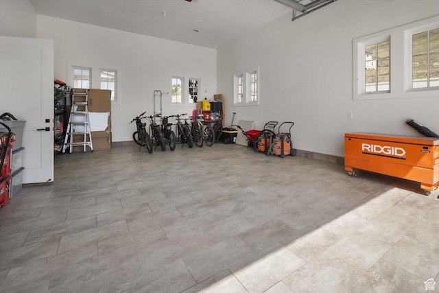 1565 N Overolook Ct, Farmington, UT 84025 - garage with baseboards
