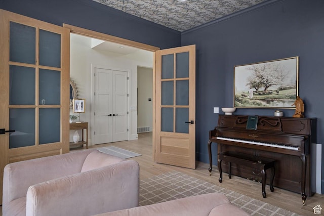 1565 N Overolook Ct, Farmington, UT 84025 - living room with wood finished floors and crown molding