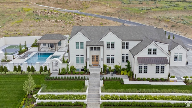 1565 N Overolook Ct, Farmington, UT 84025 - view of subject property featuring a pool area