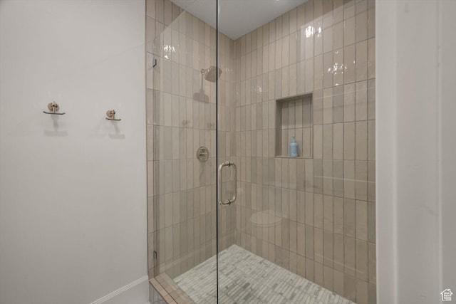 1565 N Overolook Ct, Farmington, UT 84025 - full bath with a stall shower and baseboards