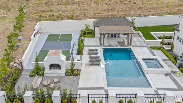 1565 N Overolook Ct, Farmington, UT 84025 - drone / aerial view of a pool area