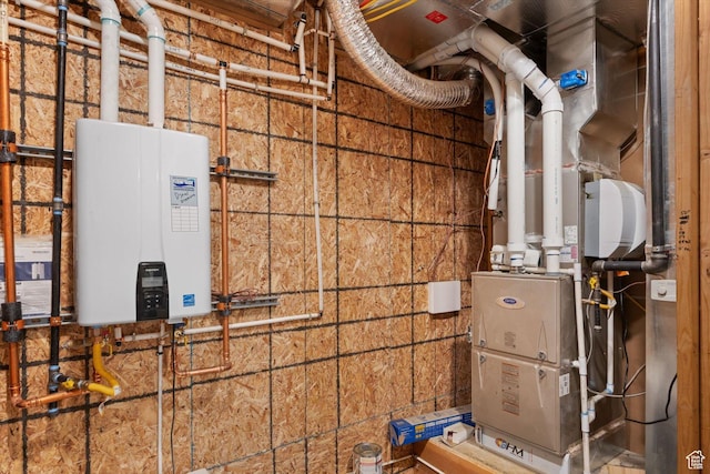 1565 N Overolook Ct, Farmington, UT 84025 - utility room with water heater