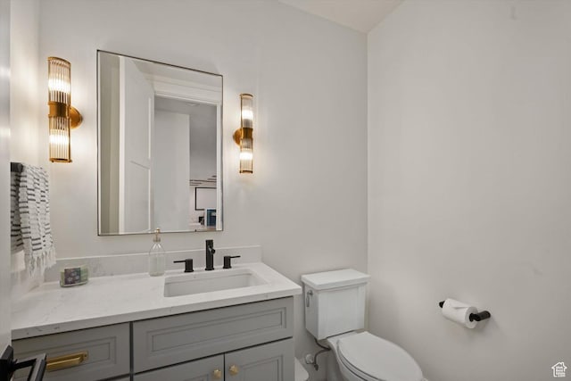 1565 N Overolook Ct, Farmington, UT 84025 - half bathroom featuring toilet and vanity