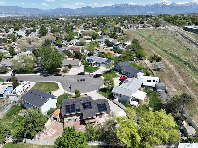 4242 S 6530 W, West Valley City, UT 84128 - aerial view of property and surrounding area featuring mountains and nearby suburban area