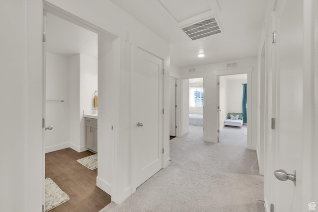 hall with baseboards