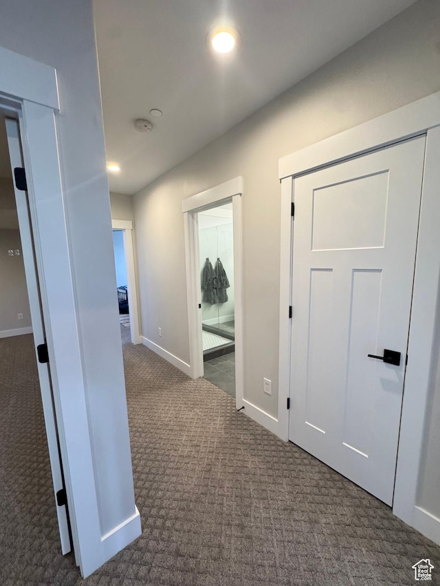 9351 E Acorn Cir Unit 921, Heber City, UT 84032 - hall with carpet floors and recessed lighting