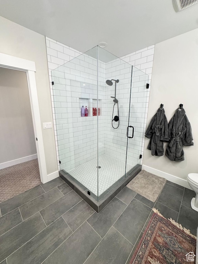 9351 E Acorn Cir Unit 921, Heber City, UT 84032 - full bathroom featuring a stall shower and tile patterned flooring