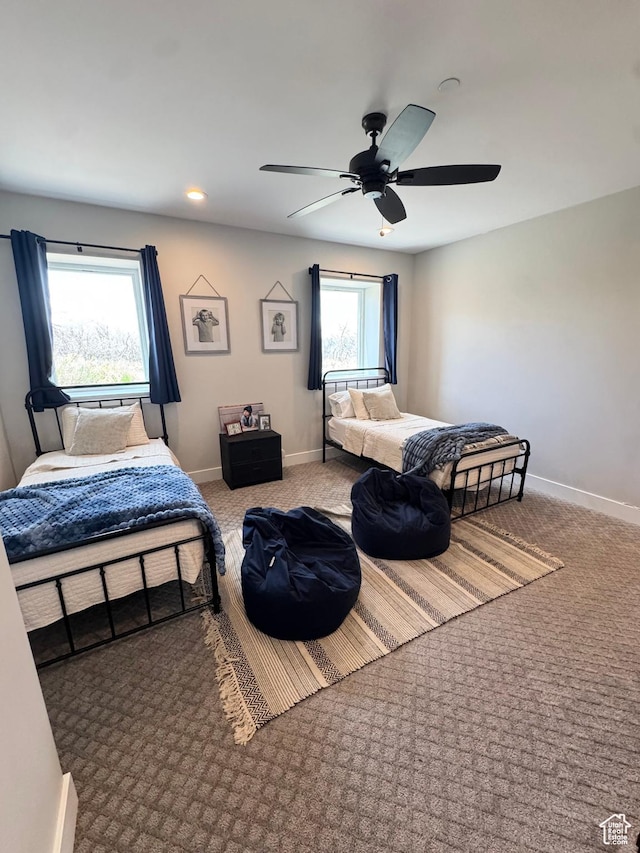 9351 E Acorn Cir Unit 921, Heber City, UT 84032 - bedroom with carpet and a ceiling fan