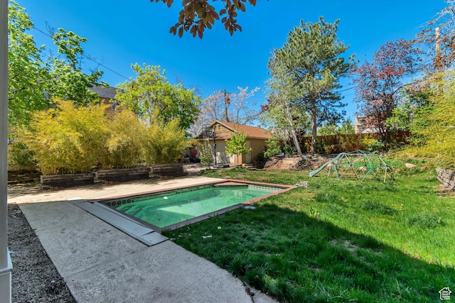 215 E 2nd Ave S, Salt Lake City, UT 84103 - view of swimming pool with a patio