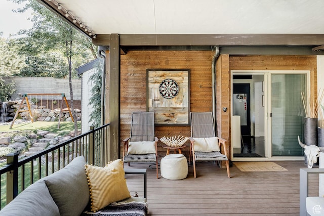 view of deck