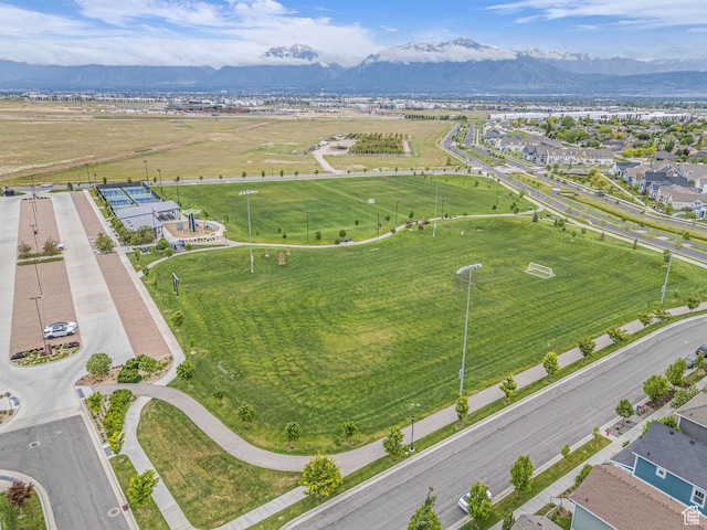 11386 S New Bern Way S, Jordan, UT 84009 - drone / aerial view of a mountainous background
