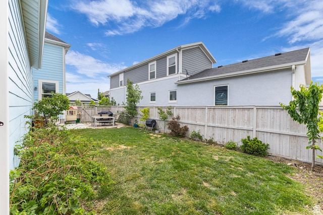 11386 S New Bern Way S, Jordan, UT 84009 - view of yard featuring a patio area