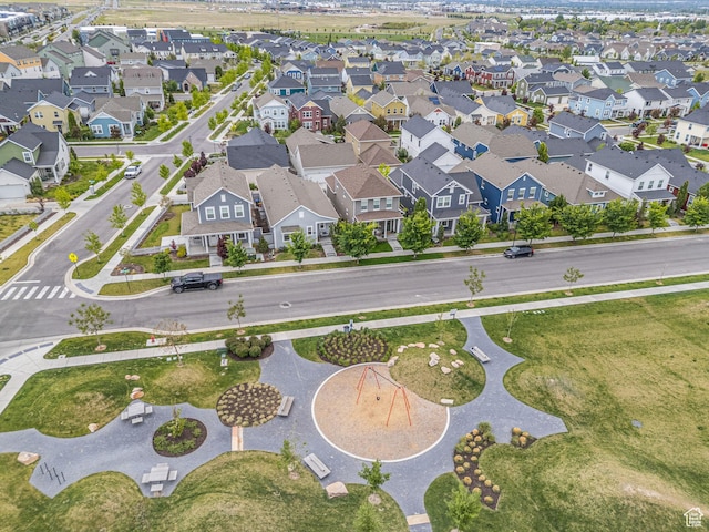 11386 S New Bern Way S, Jordan, UT 84009 - aerial perspective of suburban area