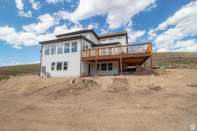 479 S 550 E, Wallsburg, UT 84082 - rear view of house featuring a deck and dirt driveway