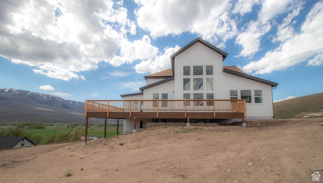 479 S 550 E, Wallsburg, UT 84082 - rear view of house featuring a wooden deck