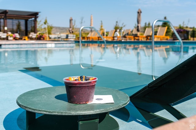view of community pool