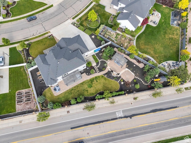 aerial view of property's location