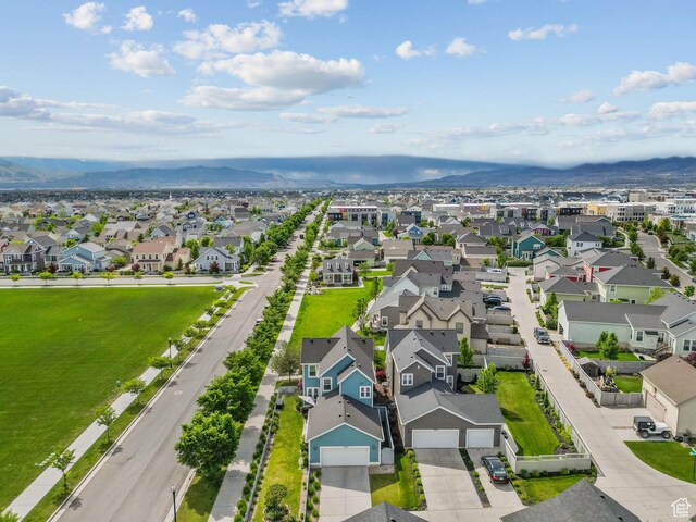10426 S Kestrel Rise Rd, South Jordan, UT 84009 - aerial perspective of suburban area with a mountainous background