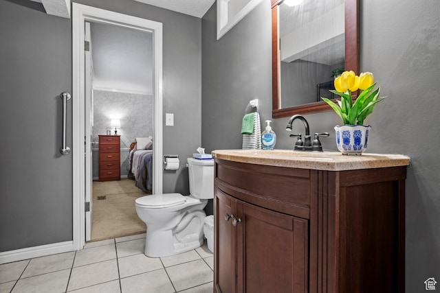 7479 S Randall Cir, Midvale, UT 84047 - bathroom featuring tile patterned floors, toilet, and vanity