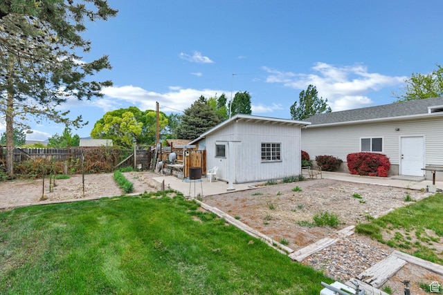 rear view of house featuring a patio area