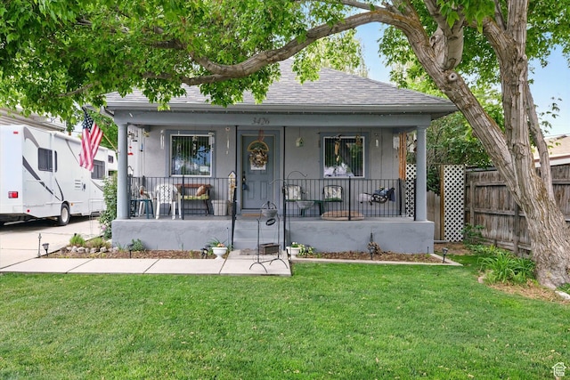 3426 S 500 E, South Salt Lake, UT 84106 - bungalow featuring covered porch and a shingled roof