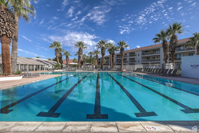 view of community pool