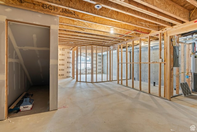 view of basement