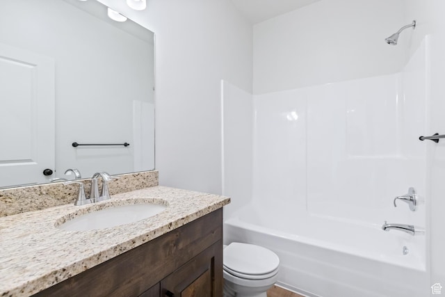 676 E 2450 N, North Logan, UT 84341 - full bathroom featuring toilet, shower / bath combination, and vanity