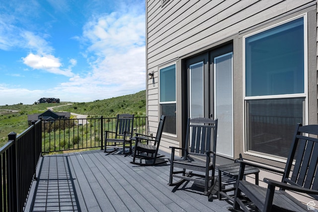68 Hawksbeard Cir, Fish Haven, ID 83287 - view of wooden deck