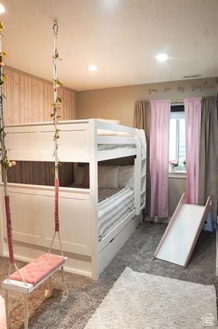 68 Hawksbeard Cir, Fish Haven, ID 83287 - bedroom featuring recessed lighting