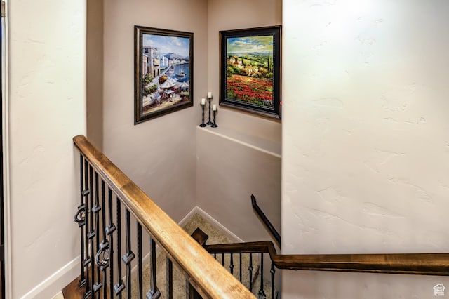 373 W Meridian Dr, Ivins, UT 84738 - staircase featuring baseboards