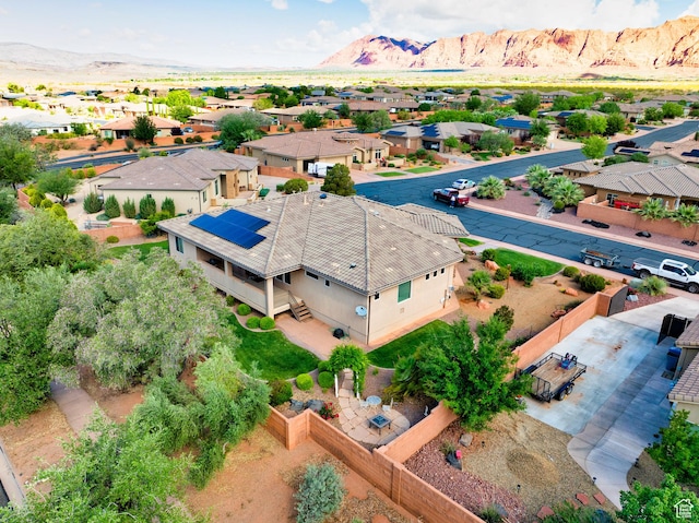 373 W Meridian Dr, Ivins, UT 84738 - aerial perspective of suburban area featuring mountains