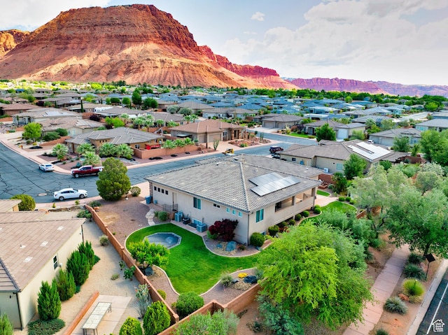 373 W Meridian Dr, Ivins, UT 84738 - aerial perspective of suburban area featuring a mountain backdrop