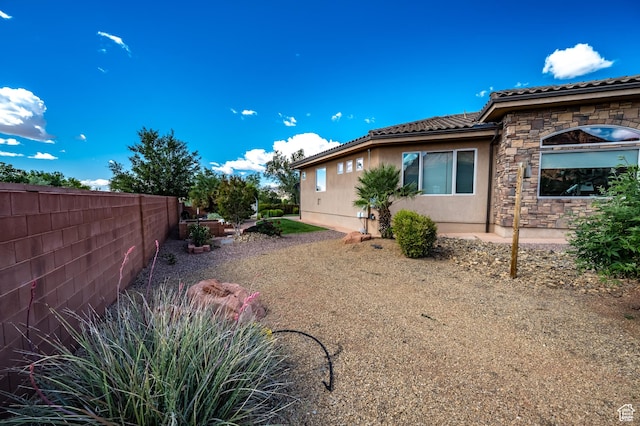 373 W Meridian Dr, Ivins, UT 84738 - view of yard with fence