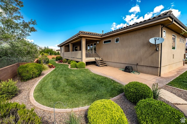 373 W Meridian Dr, Ivins, UT 84738 - rear view of property with a tiled roof
