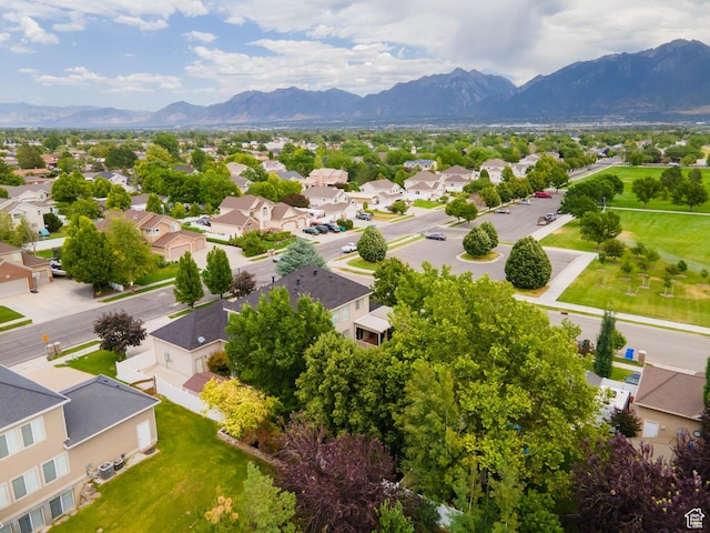 2933 W 12875 S, Riverton, UT 84065 - aerial perspective of suburban area featuring a mountainous background