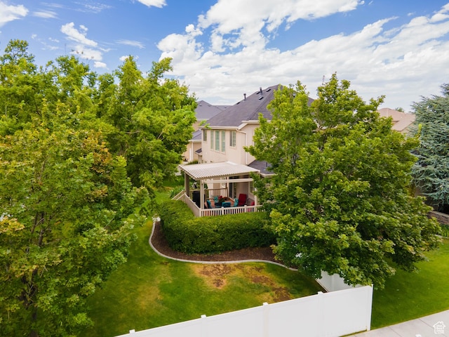 2933 W 12875 S, Riverton, UT 84065 - view of front of house with a gazebo and a shingled roof
