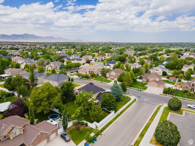 2933 W 12875 S, Riverton, UT 84065 - aerial view of residential area with a mountain backdrop