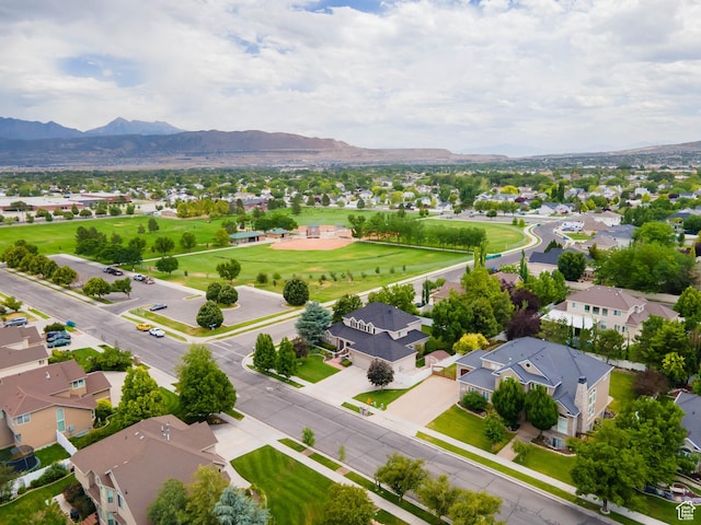 2933 W 12875 S, Riverton, UT 84065 - aerial perspective of suburban area with a mountain backdrop