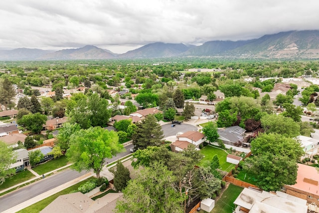1256 E Darby Cir S, Murray, UT 84117 - aerial perspective of suburban area featuring a mountain backdrop