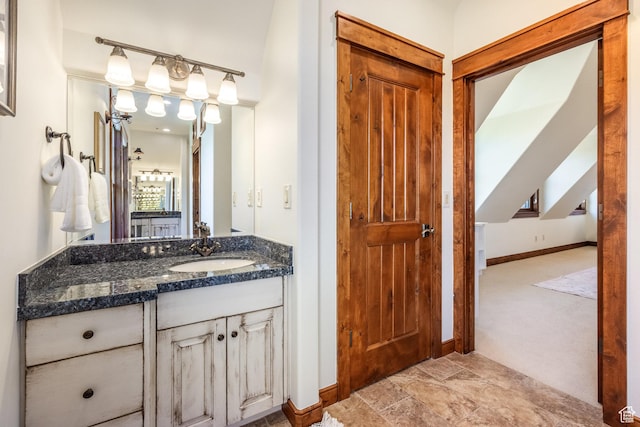 2000 W Red Hawk Trl, Park City, UT 84098 - bathroom with baseboards and vanity