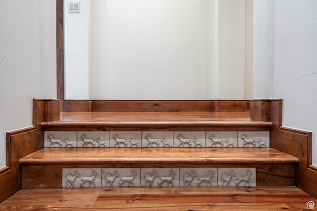 2000 W Red Hawk Trl, Park City, UT 84098 - stairway featuring a sauna / steam room