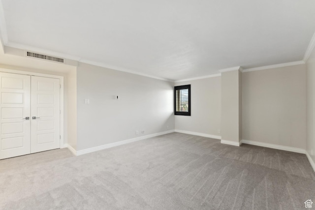 515 S 1000 E Unit 202, Salt Lake City, UT 84102 - spare room with carpet flooring, ornamental molding, and baseboards