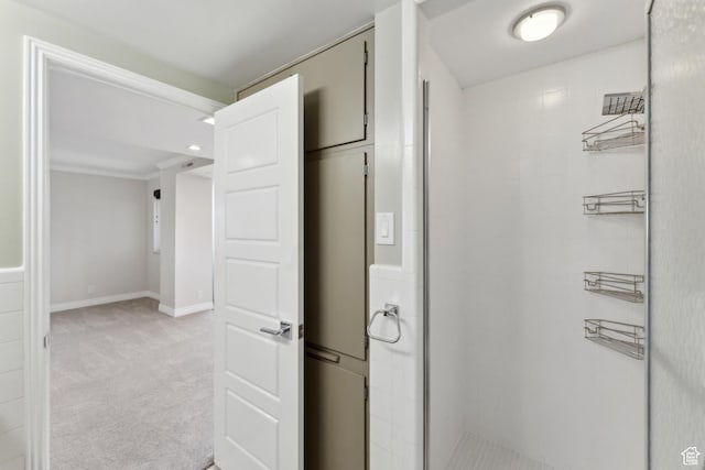 515 S 1000 E Unit 202, Salt Lake City, UT 84102 - bathroom featuring a stall shower and baseboards