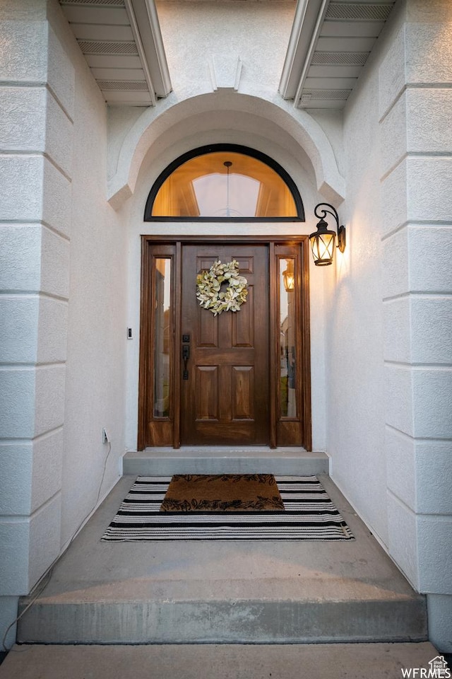 view of property entrance