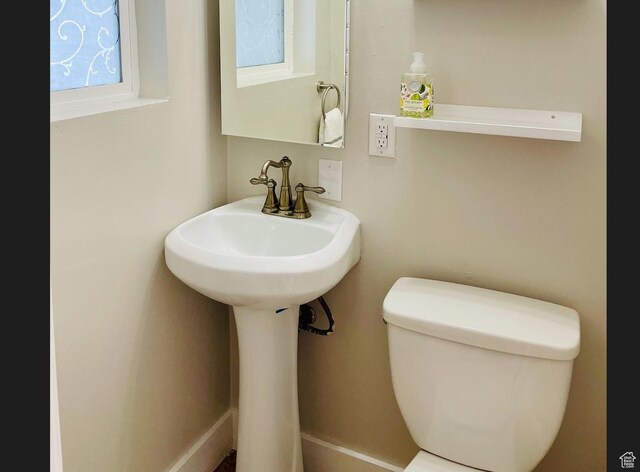 936 E Atkin Ave, Salt Lake City, UT 84106 - half bathroom with toilet and a sink
